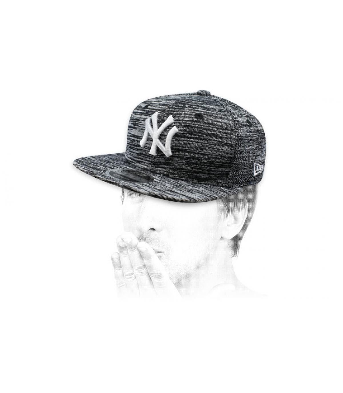 grey NY snapback Engineered Enginnered Fit NY 9Fifty black grey NY snapback Engineered Enginnered Fit NY 9Fifty black
